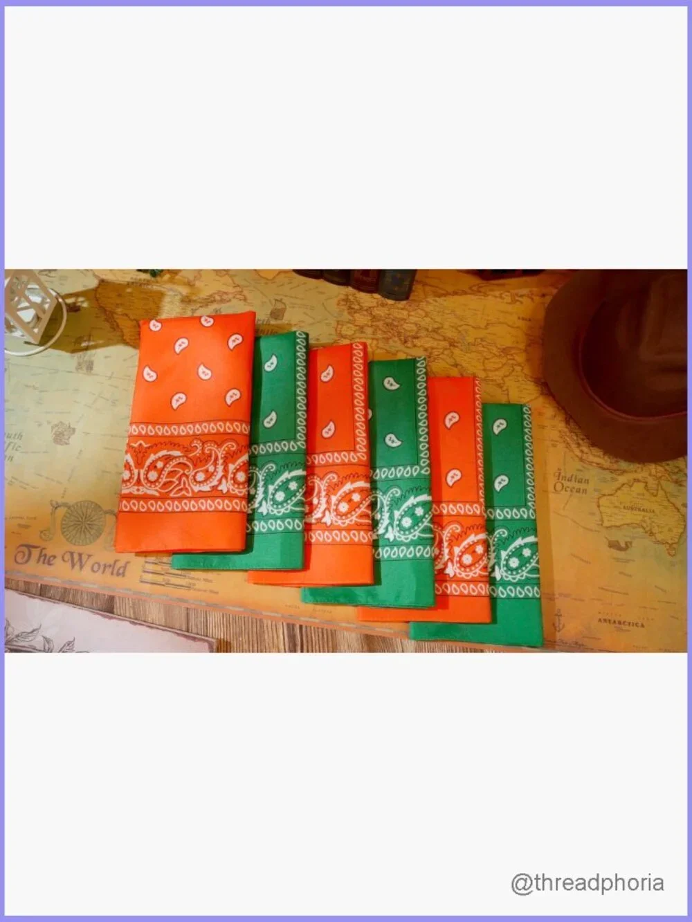 48 Paisley Bandanas - Unisex Square Scarf